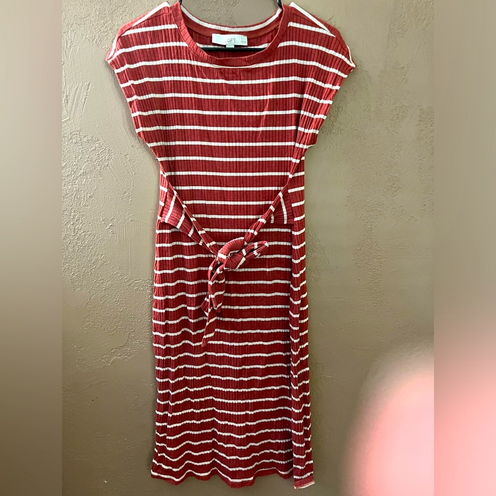 Loft size petite medium midi dress